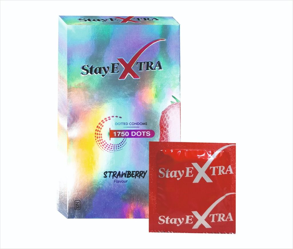 STAYEXTRA CONDOM (STRAW BERRY FLAVOR)