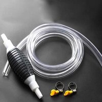 Siphon Hand Fuel Pump - High-quality Rubber, 20x18x8 Cm | Lightweight, Portable, Ideal For Gasoline And Oil Transfer