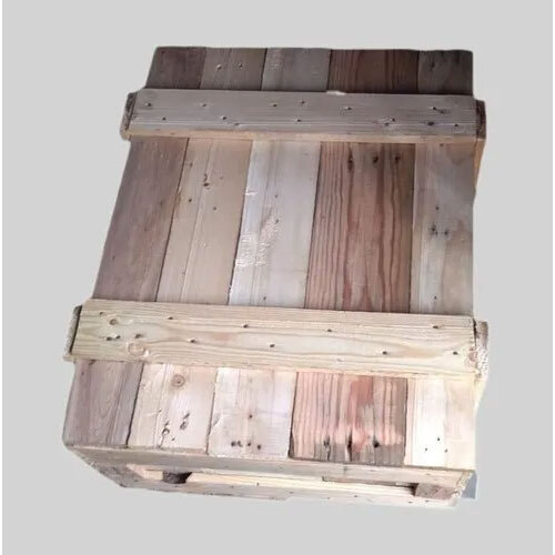 Industrial Jungle Wood Packing Box
