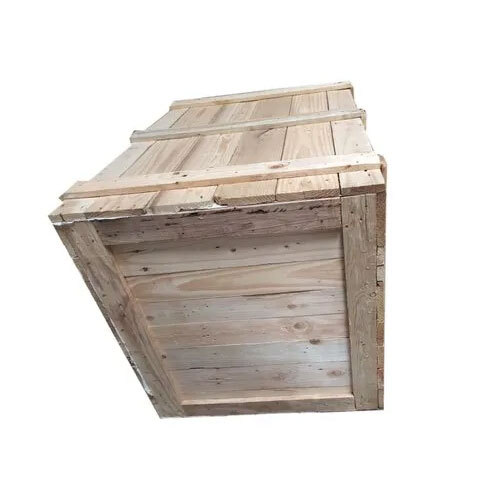 Brown Jungle Wood Packing Box