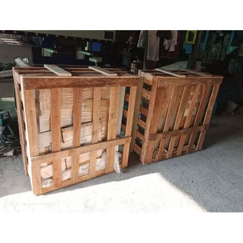 Wooden Crates Box - Color: Brown