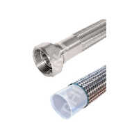 Ptfe Flexible Hose Assemblies - Color: Silver