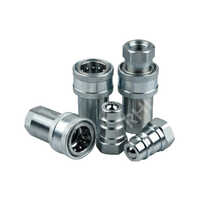 Quick Release Couplings - High-quality Steel, Polished Silver Finish | Durable, Easy-to-use For Industrial Hose And Pipe Connections
