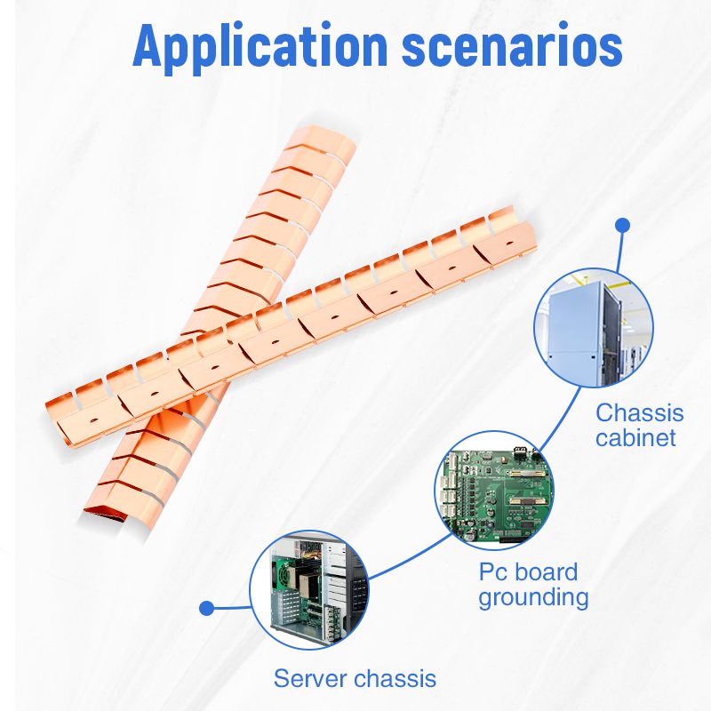 Clip-on beryllium copper spring