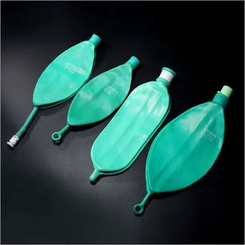 Green Rubber Rebreathing Bag