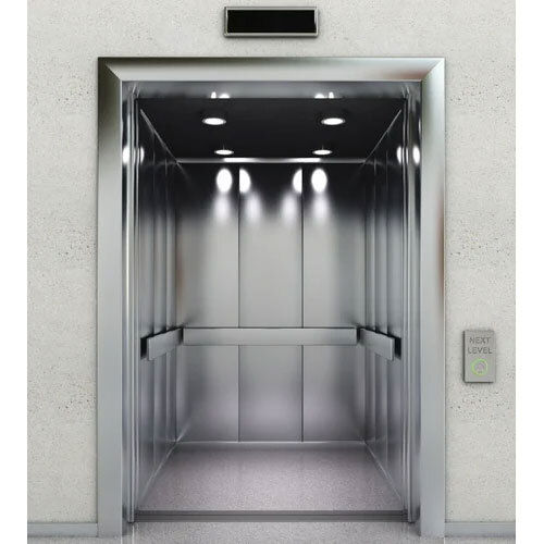 Auto Door Hydraulic Elevator - Material: Stainless Steel