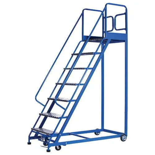 Krisha Engineering Mild Steel Ladder Trolley