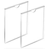 A4 Paper Acrylic Holder - Color: Transparent