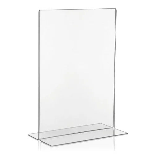 5 x 7 Inch T Shaped Acrylic Sign Holder