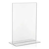 5 x 7 Inch T Shaped Acrylic Sign Holder