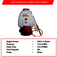 Knapsack Power Sprayer 35CC 4 Stroke | High Pressure Agricultural Back Pack Sprayer,