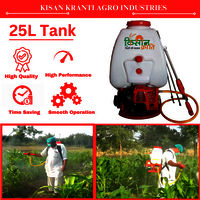 Knapsack Power Sprayer 35CC 4 Stroke | High Pressure Agricultural Back Pack Sprayer,