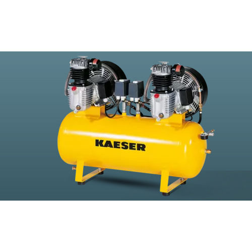 Industrial Oil Lubricated Reciprocating Compressors - Color: Yellow