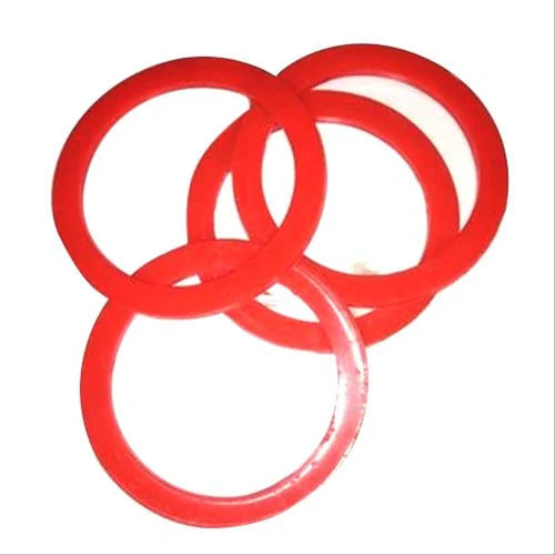 Silicone Rubber Ring - Color: Red