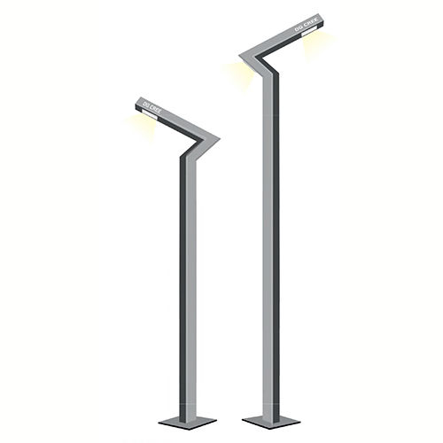 Dg-Mp-707 Aluminium Led Modern Pole Light - Color: Gray