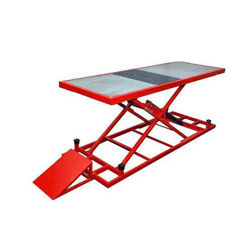 Automotive Motor Cycle Ramp - Lift Design: Scissor Lift