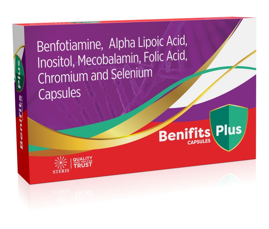 Benfotiamine Alpha Lipoic Acid, Inositol, Mecobalamin, Folic Acid, Chromium and Selenium Capsules