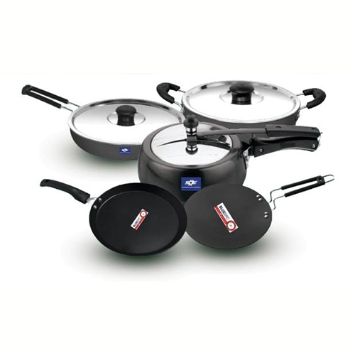 Hard Anodised Cookware Set