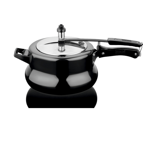 Black Pressure Cooker SS Lid