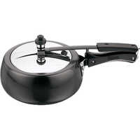 Cute Svachh Stainless Steel Pressure Cooker - 5 Litre , Induction Compatible Non-stick Inner Lid With Comfortable Plastic Handle