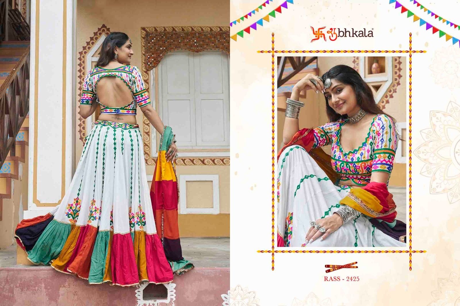 garba lehenga