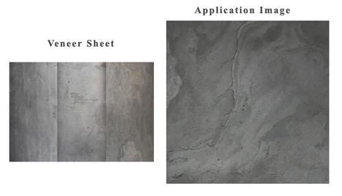 South Grey Veneer Sheet