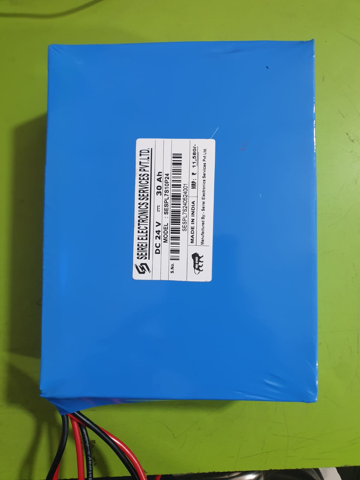 24V-30Ah Lifepo4 Battery - Color: Blue