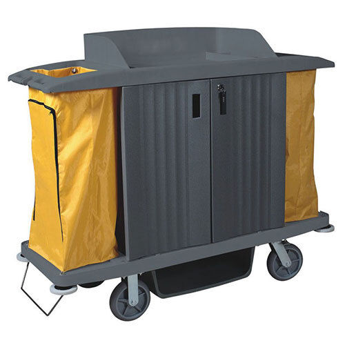 Linen Trolley - Room Service Cart - Color: Black