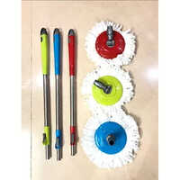 Floor Mop Rod Set - Stainless Steel, Portable, Multi-color | Essential Housekeeping Tool For Efficient Floor Cleaning And Easy Assembly