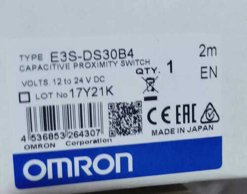 Omron Capacitive Proximity Sensor, E3s-ds30b4