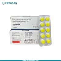 Rosuvastatin 10mg + Fenofibrate 160mg Tab