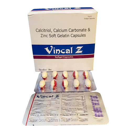 Calcitriol Calcium Carbonate And Zinc Soft Gel Capsules - Drug Type: General Medicines