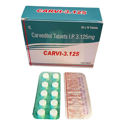 3.125 MG Carvedilol Tablets IP