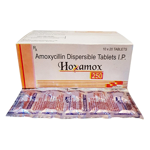 250 MG Amoxicillin Dispersible Tablets IP