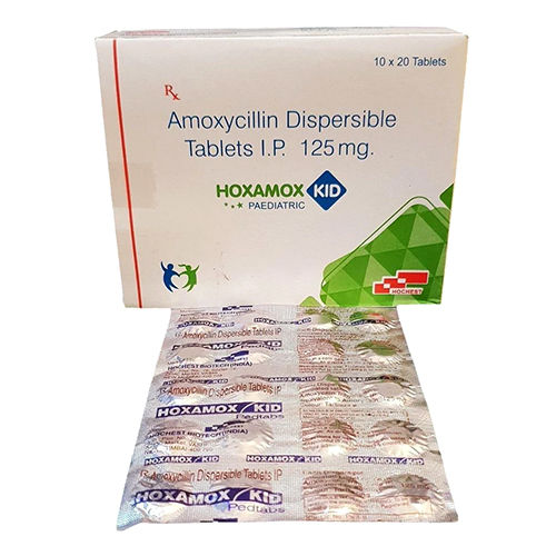 125 Mg Amoxicillin Dispersible Tablets Ip - Drug Type: General Medicines