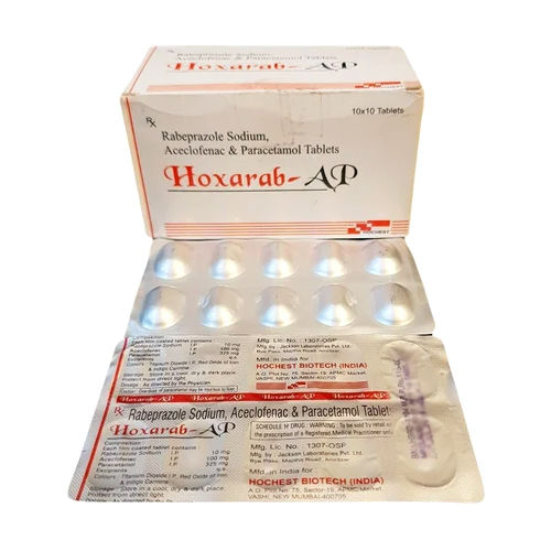 Rebeprazole Sodium Aceclofenac And Paracetamol Tablets - Drug Type: General Medicines