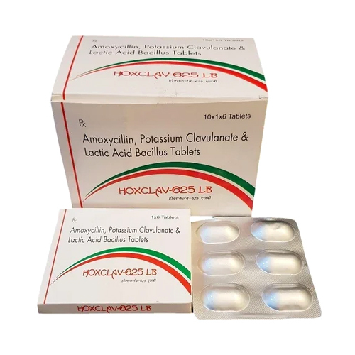 Hoxclav Amoxycillin Potassium Clavulanate And Lactic Acid Bacillus Tablets