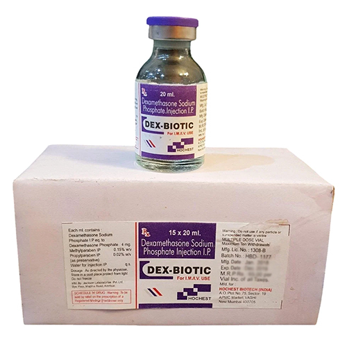 20 ML Dexamethasone Sodium Phosphate Injection IP