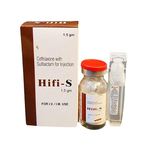 1.5 Gm Ceftriaxone With Sulbactam For Injection - Dosage Form: Liquid