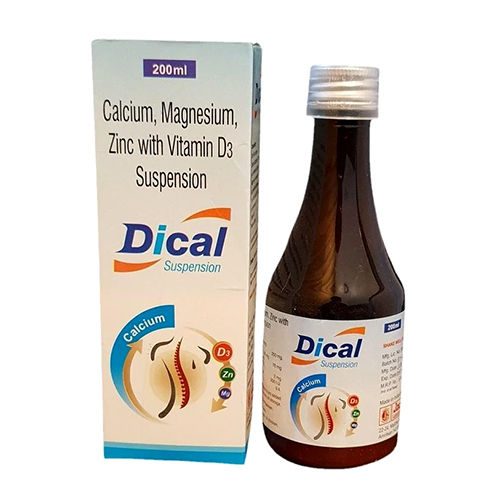 200 Ml Calcium Magnesium Zinc With Vitamin D3 Syrup - Drug Type: General Medicines