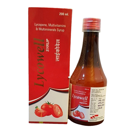 200 ML Lycopene Multivitamin And Multiminerals Syrup