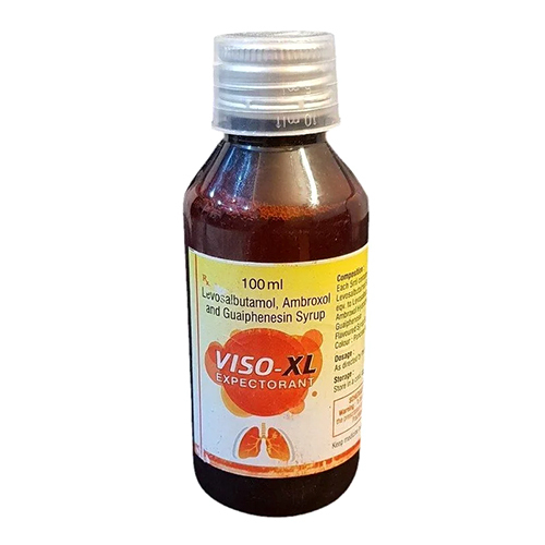 100 ML Levezalbutamol Ambroxol And Guaiphensin Syrup