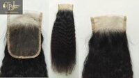 Human Hair Closure - 100% Natural Human Hair, 20 Inches Length | Pre-plucked Hairline, Baby Hair For Natural Look, Available In Natural Black And Brown Shades