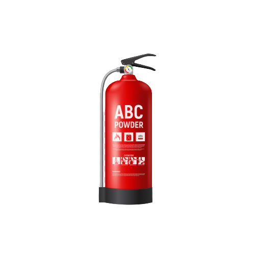 Abc Powder Fire Extinguisher - Material: Mild Steel