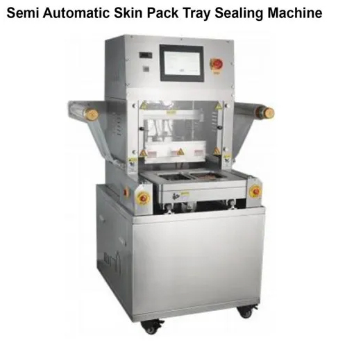 Semi Automatic Skin Pack Tray Sealing Machine