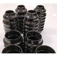 Black Pvc Bellow - Rigid Plastic, Customized Sizes Available , Blowing Mould Shaping