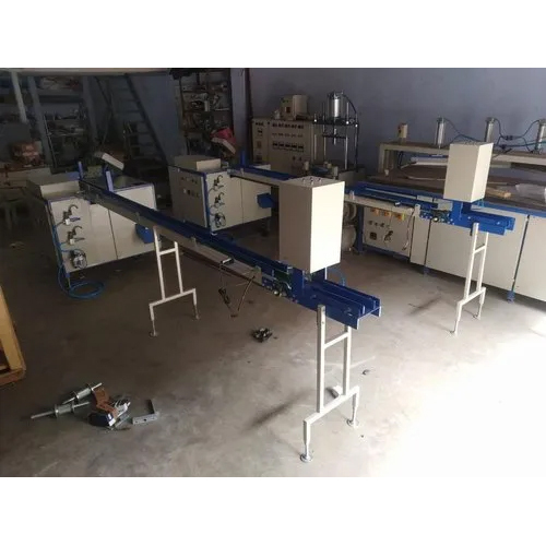 Pneumatic Detergent Cake Making Machine.