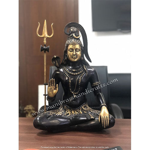 Mb-305D Shiva Sitting With Ganga On Head - Product Type: Statues