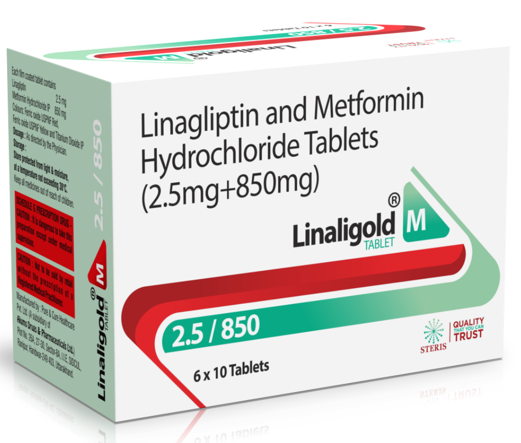 Metformin (850mg) & Linagliptin (2.5mg)