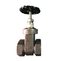 Bronze Screwed Ends Gate Valve Cl-1 - Color: Natural